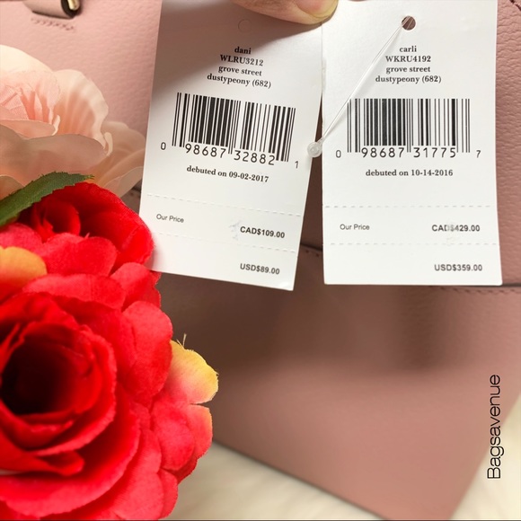 Kate spade set carli grove street dusty peony Dani - Picture 7 of 8